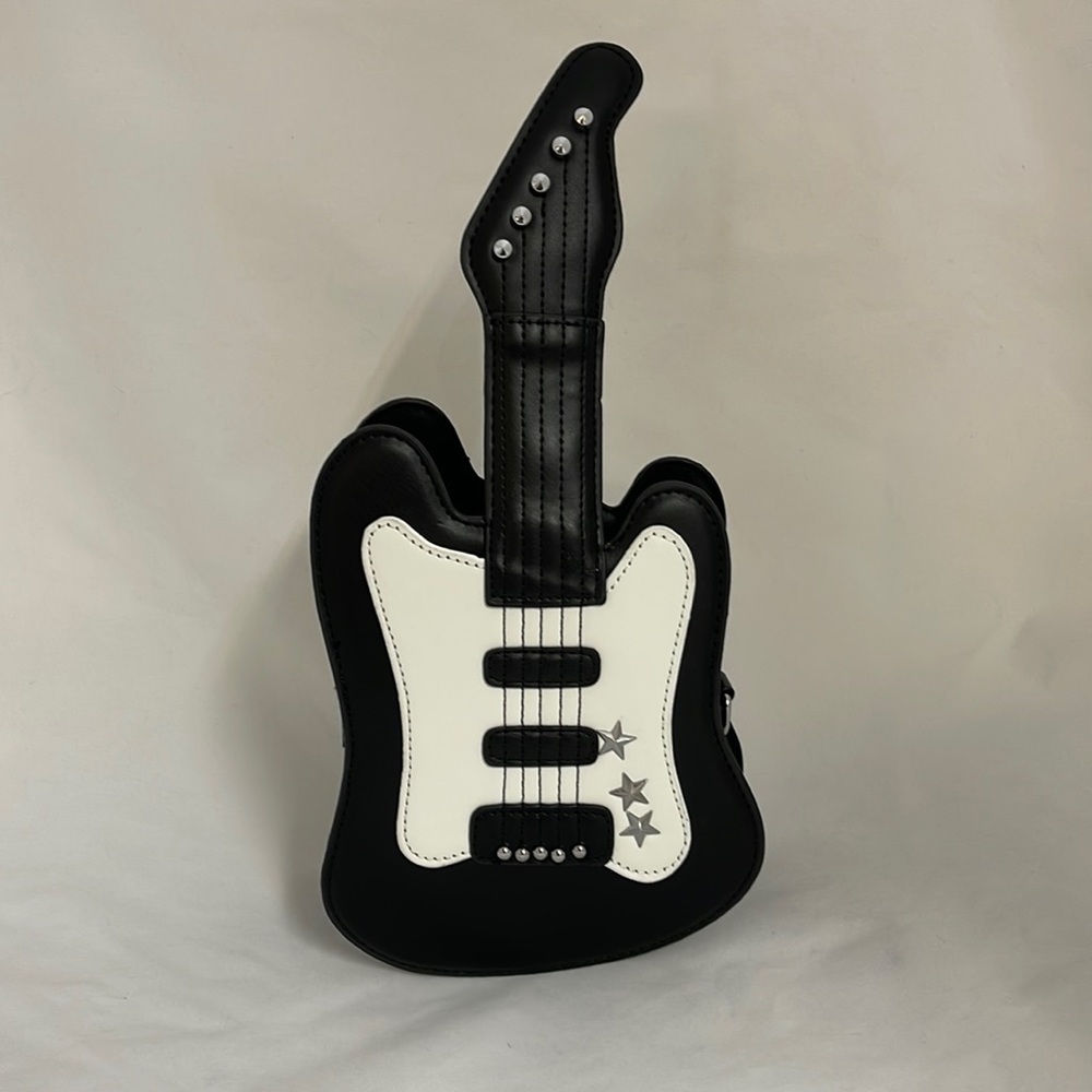 🆕 Novelty Small Music Guitar Crossbody Purse Bag